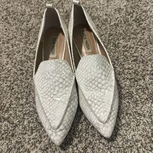 Steve Madden snake print loafer